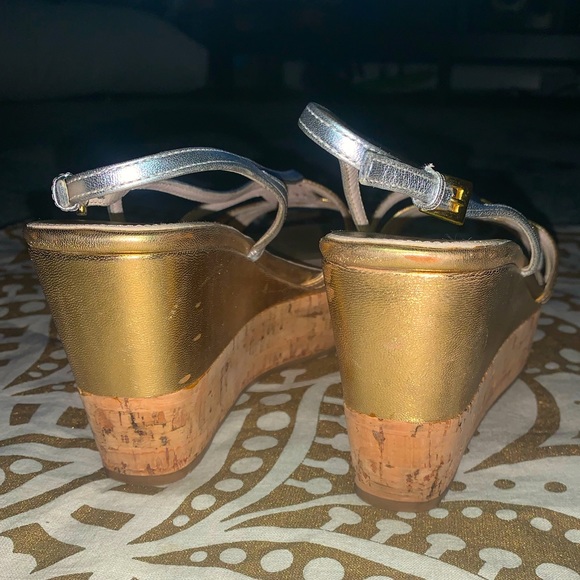 Prada cork/leather wedges - Picture 6 of 9